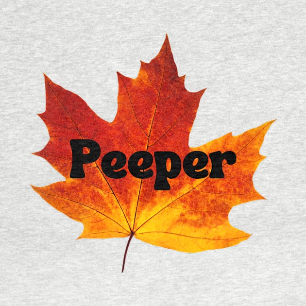 Maple Leaf Peeper by Queen of the Minivan